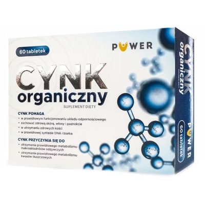 PUWER Cynk organiczny, 60 tabl.