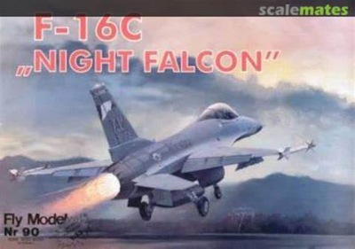 FlyModel nr 90 samolot F-16 C NIGHT FALCON 1:33