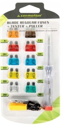 58388 запобіжники płytkowe uni 10szt + próbnik i! фото №1