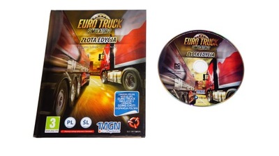 EURO TRUCK SIMULATOR 2 ZŁOTA EDYCJA GAMEBOOK PL PC PUDEŁKO PO GRZE