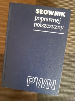 Książka SŁOWNIK POPRAWNEJ POLSZCZYZNY - PWN