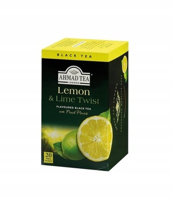 Ahmad Tea Lemon Lime herbata 20 torebek