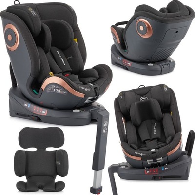 КРЕСЛО АВТО ISOFIX ПОВОРОТНЫЙ 0-36KG I-SIZE SESTTINO EXTENDER + NOGA фото