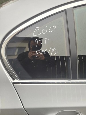 Скло двері правий задня задня трикутник bmw e60 плівка c79 фото №1