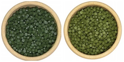 Spirulina i Chlorella 2000 tabletek 2x250g Zestaw