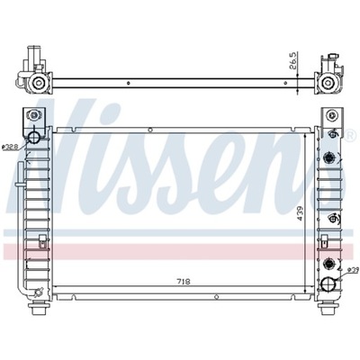 RADUADOR DE AGUA CHEVROLET TAHOE 99-06 5.3  