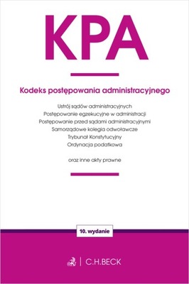 KPA. Kodeks postępowania administracyjnego...