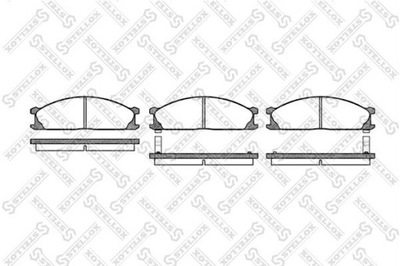 КОЛОДКИ ТОРМОЗНЫЕ FORD MAVERICK 96-98 ПЕРЕД