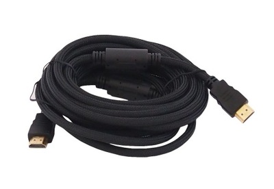 Kabel HDMI 3m 1.4 - 3D 4K Filtry Bawełniana osłona