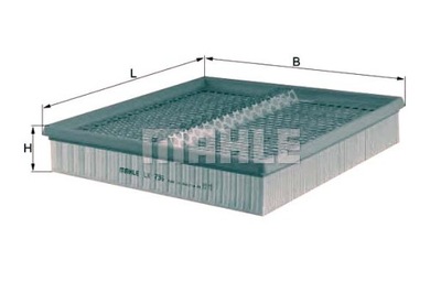 LX736 ФИЛЬТР ВОЗДУХА MB MAHLE KNECHT ФИЛЬТР