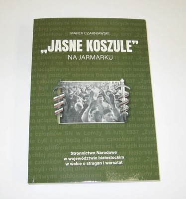 Książka Jasne koszule na jarmarku autograf autora