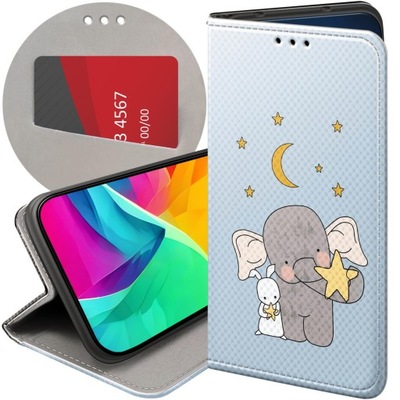 ETUI Z KLAPKĄ DO ALCATEL 3 2019 WZORY BAJKI BAŚNIE OPOWIEŚCI FUTERAŁ CASE