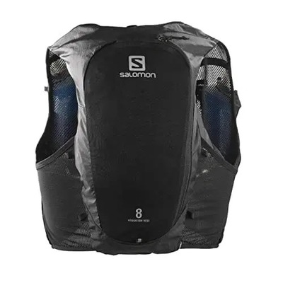Plecak Salomon Backpack 1 l czarny kamizelka do biegania