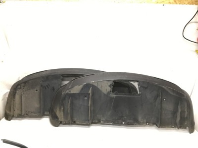 Tesla x накладка спойлер бампера заднього задня фото №1