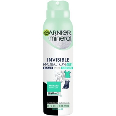 Garnier Mineral Invisible Protection 48H Fresh Aloe Antyperspirant Spray Da