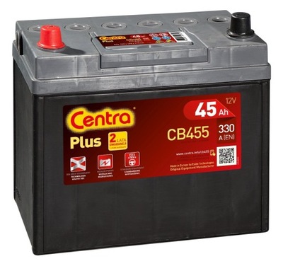 CENTRA PLUS CB455 45AH 300A L  