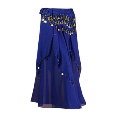 Damska spódnica do tańca brzucha Dancewear Royal Blue