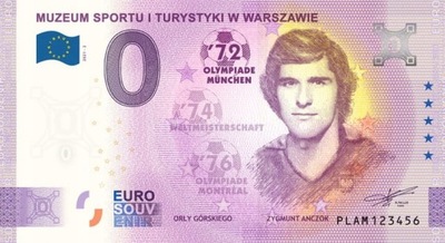 Banknot 0 Euro Orły Górskiego Zygmunt Anczok
