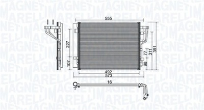 MAGNETI MARELLI РАДИАТОР KLIMAT.