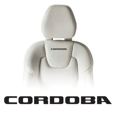 PEGADURA AL ASIENTOS CUERO CON LOGOTIPO SEAT CORDOBA  