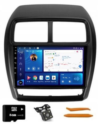 RADIO ANDROID NAVEGACIÓN XQ8120S QLED CARPLAY LTE MITSUBISHI ASX 2 II 16-23  