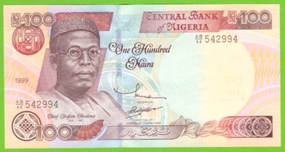 NIGERIA 100 NAIRA 1999 P-28b UNC