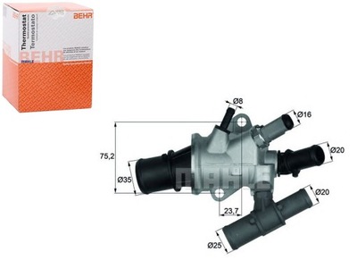 BEHR ТЕРМОСТАТ FIAT DOBLO CARGO 1.9 JTD MULTIJET (