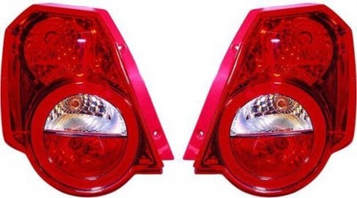 Chevrolet aveo лампа задня задня ліва права набір гомологація eu фото №1