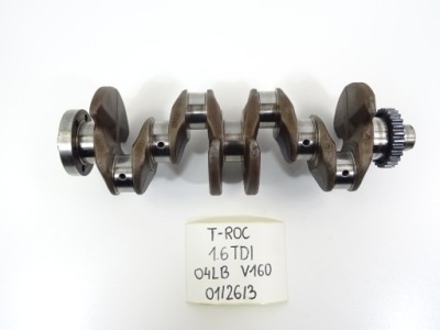 Vw t-roc 1.6 tdi 04lb v160 wał колінчастий фото №1
