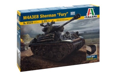 Italeri 6529 Czołg M4A3E8 Sherman Fury model skala 1/35