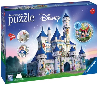 Puzzle 3D Zamek Disney 216 el. RAP125876
