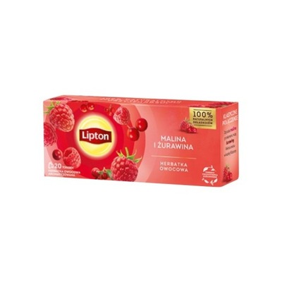 Herbata Lipton Fruits Malina i Żurawina