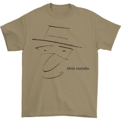 KOSZULKA Elvis Costello Drawing Cotton T-Shirt,M