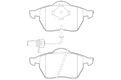 VALEO ZAPATAS DE FRENADO PARTE DELANTERA Z SENSOR GR.19 6 FIRST  