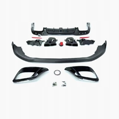 Mercedes s class w222 brabus спойлеры s63 спойлеры фото №1