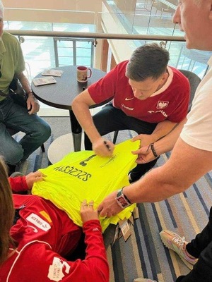 Szczęsny - Polska - koszulka z autografem (pol)