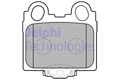 DELPHI ZAPATAS DE FRENADO PARTE TRASERA LEXUS GS IS I IS SPORTCROSS SC TOYOTA  