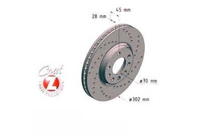 DISCOS DE FRENADO 2 PIEZAS OPEL VECTRA C 02-08 ZIMMERMA  