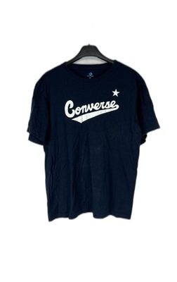 Converse Czarny T-Shirt Męski Bawełniany