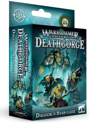 Warhammer Underworlds WHU Deathgorge Daggok's Stab-Ladz uszkodzone pudełko