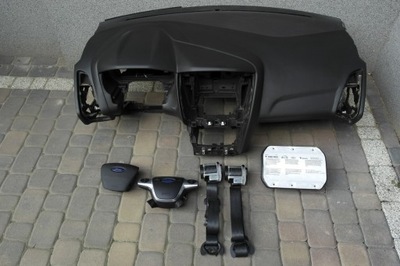 Ford focus mk3 панель приладів консоль подушка безпеки pulpit панель приладів полиця pas ремені фото №1