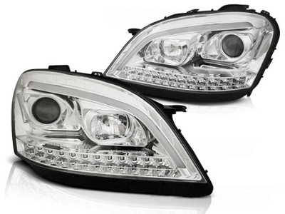 MERCEDES W164 ML M-KLASA 05-07 CHROME LED SEQ