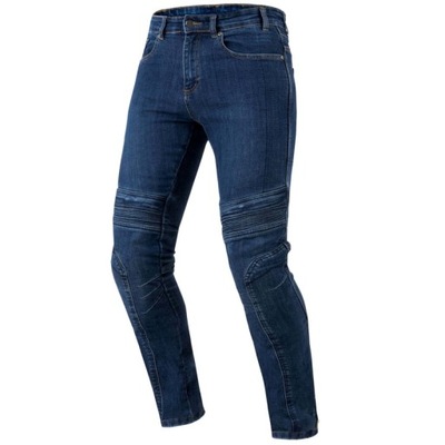 KELNĖS JEANS OZONE HORNET II BLUE AMERICAN MOTORS 