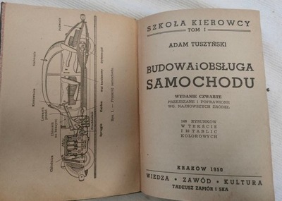 Budowa i obsługa samochodu Adam Tuszyński 1950