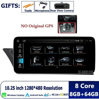 ANDROID13 PARA AUDI A4 A5 S4 S5 A4L B8 2009-2016 NAVEGACIÓN GPS CARPLAY AUTO  