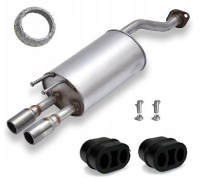 Honda civic viii 1.8 sedan od 2006 гаситель +болты+ фото №1