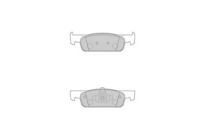 Ferodo гальмівні колодки гальмівні dacia logan ii logan mcv i фото №1