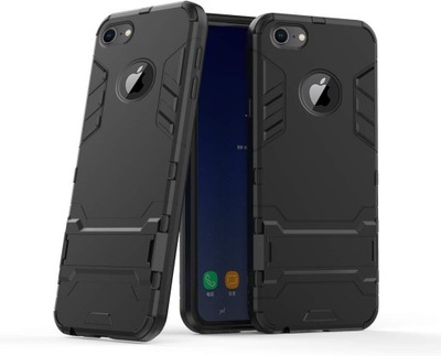 ETUI DO IPHONE 7 / 8 PANCERNE PODSTAWKA COMBO BLACK CASE