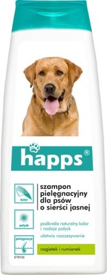 HAPPS szampon pielęgnacyjny dla psów SIERŚĆ JASNA 200ml