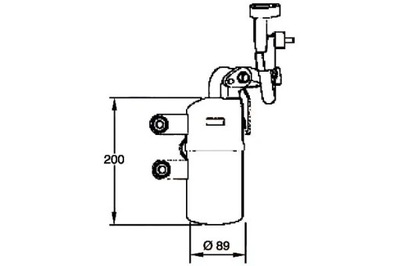Hella осушувач кондиціонера 30738666 31332649 2200 фото №1
